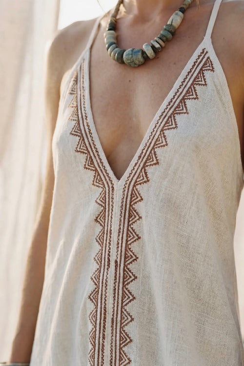 Aztec Halter Dress